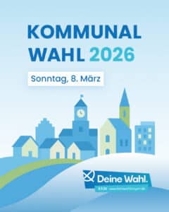 Bekanntmachung der eingereichten Wahlvorschläge für die Bürgermeisterwahl – Kommunalwahl 2026
